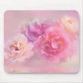 Dreamy Pastel Rose Mousepad (Vorne)