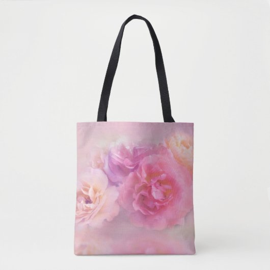 Dreamy Pastel Rose Tasche (Vorderseite)