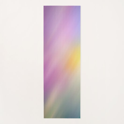 Dreamy Pastel Sunrise Gradient Yogamatte (Vorderseite)