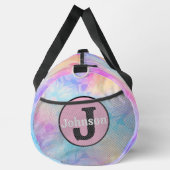 Dreamy Pastel Tie Dye Monogram Personal Getaway Duffle Bag (Rechts)