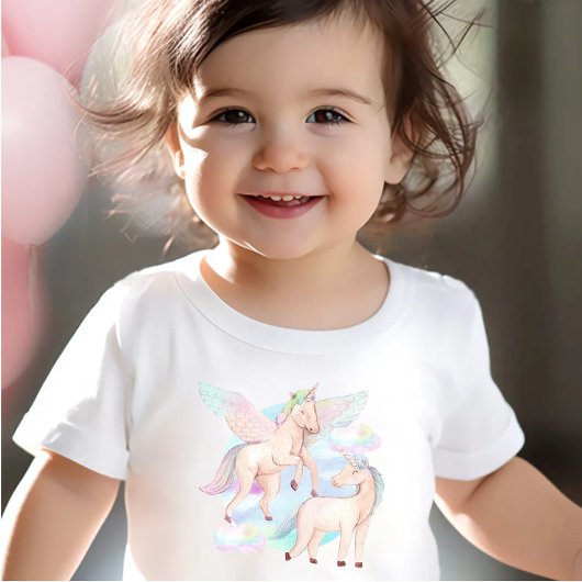 Dreamy Pastel Unicorn T - Shirt