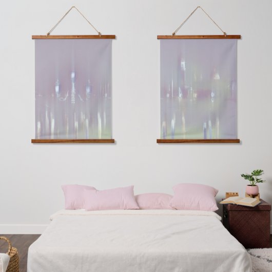 Dreamy Pastel Venice Wandteppich Mit Holzrahmen (Schlafzimmer)