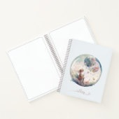 Dreamy Pastel World Spirale Muster Notizblock (Innenseite)