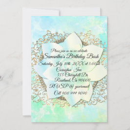 Dreamy Pastels Lotus Blume Einladung