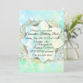 Dreamy Pastels Lotus Blume Einladung (Stehend Vorderseite)