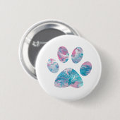 Dreamy Pawprint Abzeichen Button (Vorne & Hinten)