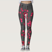 Dreamy Pepper Tree Pink Frucht Leggings (Vorderseite)