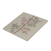 Dreamy Petals auf den Zweigen L pink grün beige Fliese (Seite)