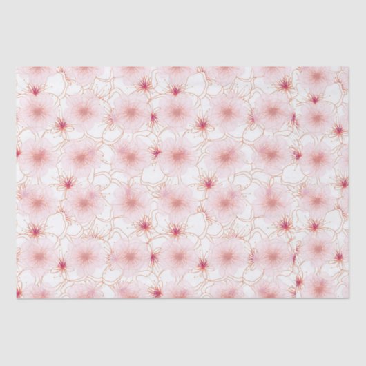 Dreamy Petals Seidenpapier (Vorderseite)