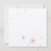 Dreamy Pig Flat Square Mutter Day Card Karte (Rückseite)