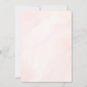 Dreamy Pink Aquarell Hintergrund für Vellum Paper Einladung (Vorderseite)