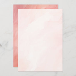 Dreamy Pink Aquarell Hintergrund für Vellum Paper Einladung