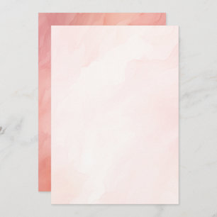 Dreamy Pink Aquarell Hintergrund für Vellum Paper Einladung