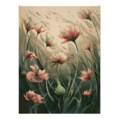 Dreamy Pink Blume Fotodruck (Vorne)