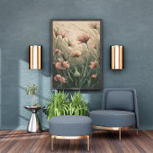 Dreamy Pink Blume Fotodruck