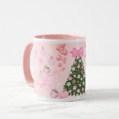 Dreamy Pink Christmas Mug / Soft Girl✨ Tasse (Vorderseite Links)