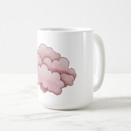 Dreamy Pink Clouds Design - Soft and Whimsical Kaffeetasse