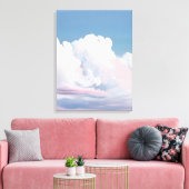 Dreamy Pink Cloudscape Leinwanddruck (Insitu (Wohnzimmer))