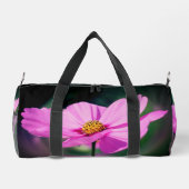 Dreamy Pink Cosmos Blume Personalisiert Duffle Bag (Rückseite)