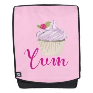 Dreamy Pink Cupcake mit Raspberry Yum! Rucksack