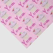 Dreamy Pink Cupcake mit Raspberry Yum! Seidenpapier (Ausschnitt)