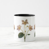 Dreamy Pink Dandelion Whimsical Combo Mug Tasse (Zentrum)
