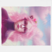 Dreamy Pink Fleecedecke (Vorderseite (Horizontal))