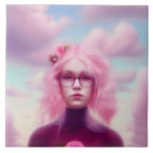 Dreamy Pink Fliese (Vorderseite)