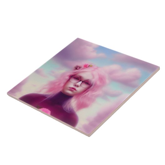 Dreamy Pink Fliese (Seite)