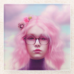 Dreamy Pink Glasuntersetzer