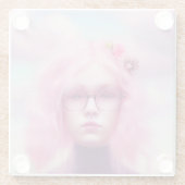 Dreamy Pink Glasuntersetzer (Rückseite)