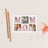 Dreamy Pink MAMA Blumenstrauß Foto Collage Valenti Karte
