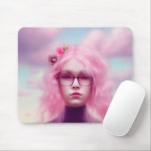 Dreamy Pink Mousepad (Mit Mouse)