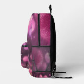 Dreamy Pink Nightscape Bedruckter Rucksack (Rechts)