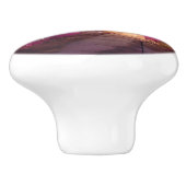 Dreamy Pink Nightscape Keramikknauf (Seitenansicht)