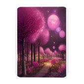 Dreamy Pink Nightscape Magnet (Vertikal)