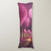 Dreamy Pink Nightscape Seitenschläferkissen (Vorderseite Vertikal)