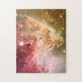 Dreamy Pink Orange Ombre Schöner Nebel Puzzle (Vertikal)