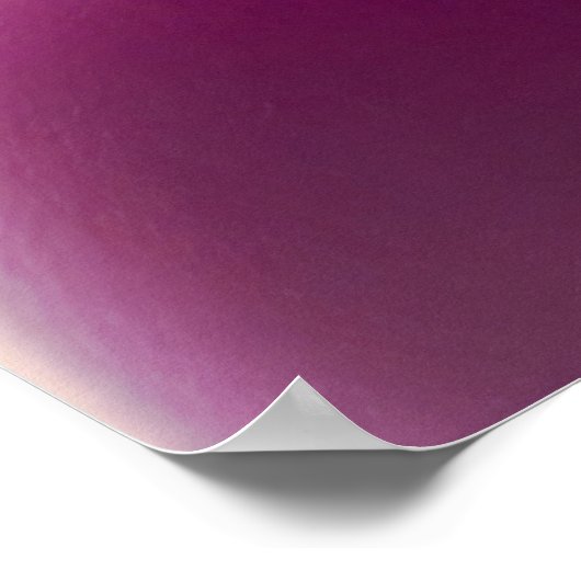 Dreamy Pink Poster (Ecke)