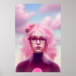 Dreamy Pink Poster