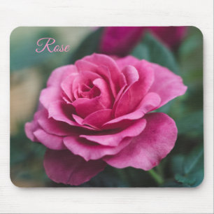 Dreamy Pink Rose Mousepad