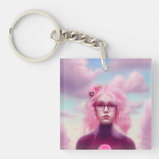 Dreamy Pink Schlüsselanhänger (Vorderseite)