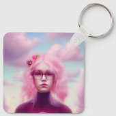 Dreamy Pink Schlüsselanhänger (Rückseite)