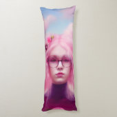 Dreamy Pink Seitenschläferkissen (Rückseite (Vertikal))