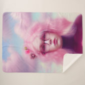 Dreamy Pink Sherpadecke (Vorderseite (Horizontal))