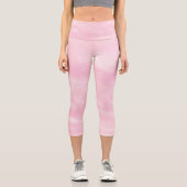 Dreamy Pink Sky 1 Capri Leggings (Vorderseite)