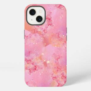 'Dreamy Pink Watercolor' iPhone 13 Hülle