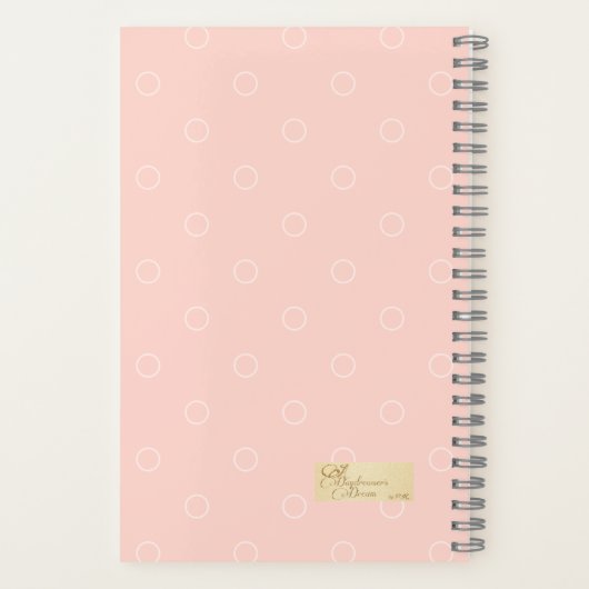 Dreamy Prayer Journal (anpassbar) Notizblock (Rückseite)