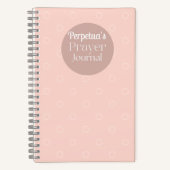 Dreamy Prayer Journal (anpassbar) Notizblock (Vorderseite)