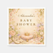 Dreamy Princess Star Baby Shower Serviette (Vorderseite)